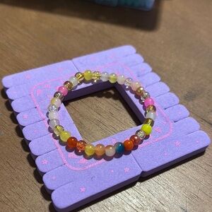 Colorful Crystal Beaded Bracelet